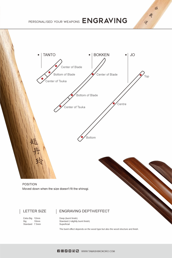 Wood Engraving Service by Tamashii Kokoro